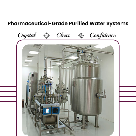 Komal Industries Pharmaceutical-Grade Purified Water Generation Systems